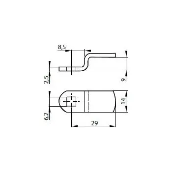 LEHMANN Závora (riegel) 460 (443714600) (LEHMANN Závora (riegel) 460 (443714600))