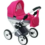 Tudore Dětský kočárek pro panenky Tmavě růžový č.5