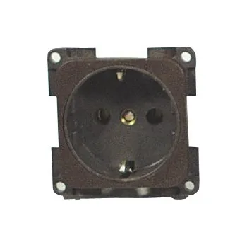 Elektrická zásuvka Zásuvka Schuko 230V černá