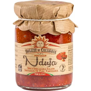 Omáčka Pikantní salám Nduja 90g Delizie di Calabria
