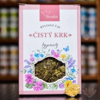 Čaj Serafin – byliny s.r.o. Čistý krk - bylinný čaj sypaný 250ml – osobní odběr v Pardubicích a Jihlavě
