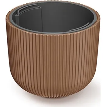 PROSPERPLAST Květináč - MILLY V Průměr: 29,8 cm, Barva: rustikální cihla