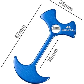 Stan MXM Stanový kolík ve tvaru kotvy - 10ks - modré
