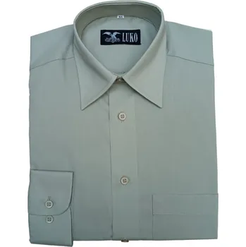 Pánská košile Pánská košile 022237 - zelená (khaki) LUKO: 47