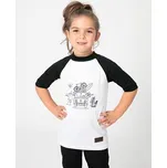Dětské funkční UV tričko Promaledobrodruhy CoolMax krátký rukáv black velikost 104