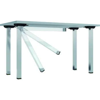 Nábytkové kování MILADESIGN stolová noha G5 ST607U sklopná 60mm stříbrná (MILADESIGN stolová noha G5 ST607U sklopná 60mm stříbrná)