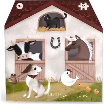 FILIBABBA velké 30dílné puzzle Magic farm