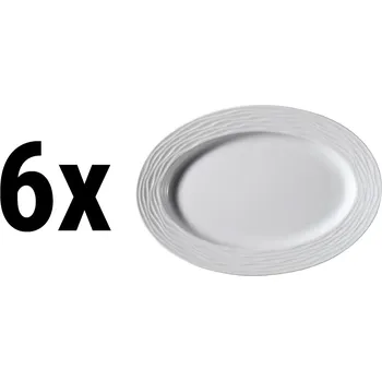 Talíř G.Gastro (6 Kusů) SEA WAVE - Talíř ovál - Ø 28 cm