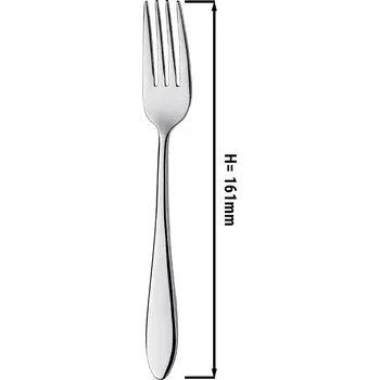 Příbor G.Gastro (12 Kusů) Dezertní vidlička Leandro - 16,1 cm