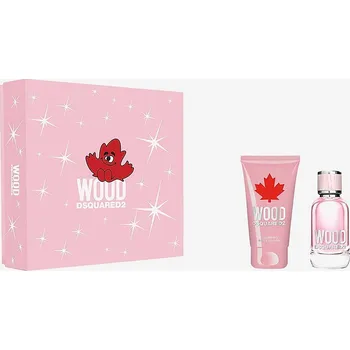 Kosmetická sada Dsquared2 Wood Pour Femme Set - EDT 30 ml + tělové mléko 50 ml Dárková sada