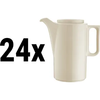 Konvice na čaj G.Gastro (24 Kusů) PERA krémová - Konvička na kávu - 330 cc