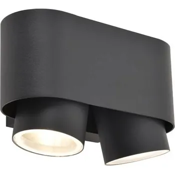 Nástěnné svítidlo Lutec 6604003118 venkovní nástěnné svítidlo Cypres , LED , 2x7W , GU10 , IP44 , Černá d-LT6604003118