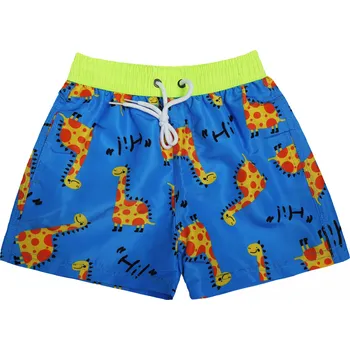 Dětská móda FANNIFEN Chlapecké koupací šortky DINOSAUR FAN-J32100 Barva: Světlemodrá, Velikost: 8/10