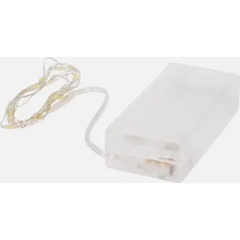 Vánoční dekorace LED Vánoční 40LED NANO řetěz teple bílá 2m baterie