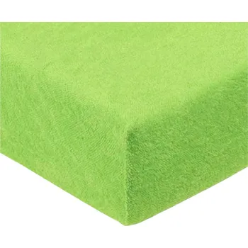 Prostěradlo Prostěradlo froté zelená TiaHome 180x200cm