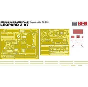 Plastikový model Ryefield model 1/35 Upgrade set for 5108 Leopard 2A7