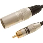 Bespeco BT2400BIS (Propojovací kabel XLR (samec) - RCA Cinch, délka: 3 m (Poslední jeden ks))