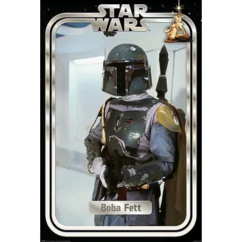 Plakát Plakát, Obraz - Star Wars - Boba Fett Retro Packaging