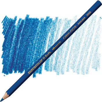 Kresba Akvarelové pastelky Caran d'Ache Supracolor - modrá Barva: 169 - Marine Blue