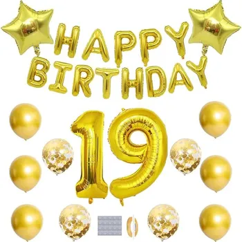 Balónek Narozeninová sada balónků 19.