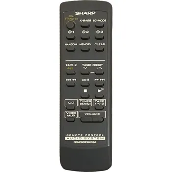Dálkový ovladač SHARP RRMCG0318AWSA - dálkový ovladač duplikát