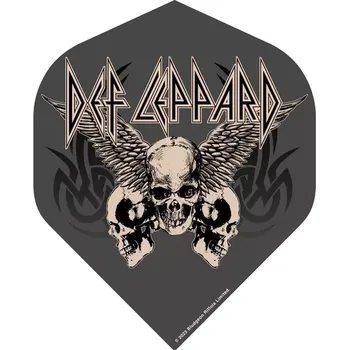 Příslušenství pro šipky Def Leppard Dart Flights No.2 Skulls with Wings
