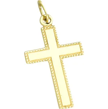 Přívěsek Goldstore Zlatý křížek s jemnou rytinou Váha: 0.60 g