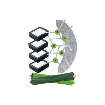 Sada příslušenství pro robotický vysavač Kartáče a HEPA filtry k vysavači IROBOT Roomba J7 Combo sada s mopem 12ks