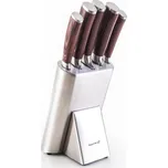 Sada nožů G21 Gourmet Steely 5 ks + nerez blok