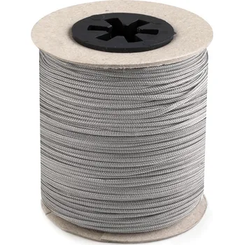 Šňůra technická žaluziová / k navlékání korálků Ø1,4 mm, barva 4 šedá střední