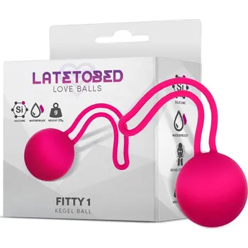 LateToBed Fitty 1 Dumbbell Kegel Ball Fuchsia 35g