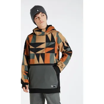 Dívčí bunda Chlapecká softshellová bunda Protest CLEYTONS zelená/oranžová 176