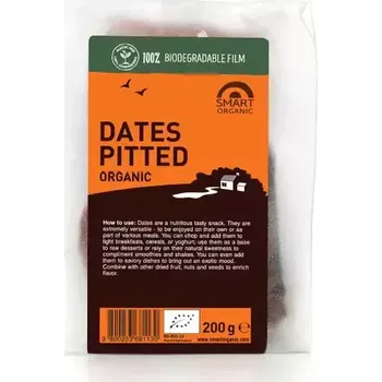 Sušené ovoce Smart Organic Bio vypeckované datle 200 g