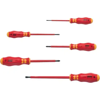 Šroubovák WURTH SADA ŠROUBOVÁKŮ VDE, PLOCHÉ/KŘÍŽOVÉ PZ