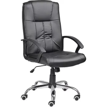 ALABAMA křeslo kancelářské, černá ekokůže