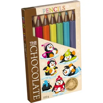 Čokoláda Severka Čokoládové pastelky - tučňáci 90g