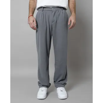 Pánské kalhoty 2Y Premium Šedé elegantní kalhoty VIBRANT Velikost: S