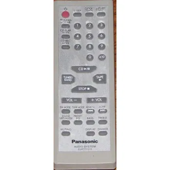 Dálkový ovladač PANASONIC EUR7711010 - kompatibilní značkový dálkový ovladač General