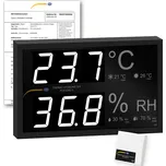 Přístroj pro měření klimatu PCE-EMD 5, měření teploty a vlhkosti ve stupních Celsia, certifikát ISO
