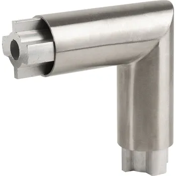 Nábytkové kování WC kabinky Rohový spoj trubky 90stupňů (WC kabinky Rohový spoj trubky 90stupňů)