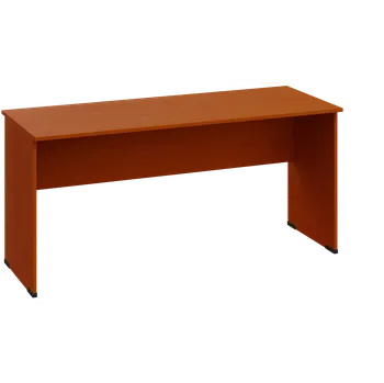 Psací stůl EPL 16 - 16 stůl kancelářský, dřevěná podnož, deska 18 mm, široký 1600 mm, třešeň šumavská