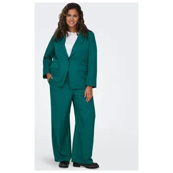 Dámské sako ONLY Carmakoma Sako New Frey 15306759 Zelená Regular Fit 48