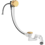 OMNIRES - CGS Sifon vanový automat komplet s napouštěním zlatá kartáčovaná /GLB/ TK132-PLUS-3.07+64-SGLB