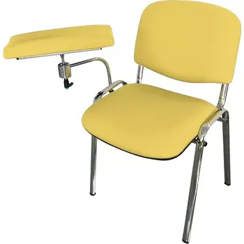 OZC - 01 židle odběrová s jednou područkou, koženka HOLY Z 01 - koženka žlutá