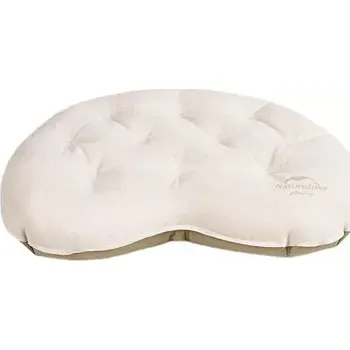 Cestovní polštářek Naturehike nafukovací cestovní polšťářek velvet 175g - béžový
