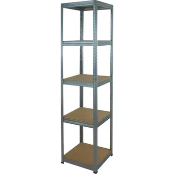 Dílenský regál Kovový pozinkovaný regál 180x45x40