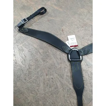 Poprsník Westernový kožený poprsník LAKOTA Wawe Barva: černá, Velikost: FULL