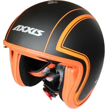 Helma na motorku Otevřená helma AXXIS HORNET SV ABS royal a4 (matná oranžová), vel. XS