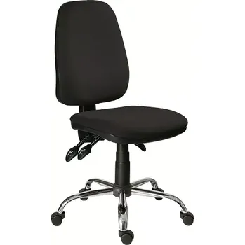 333 ASYN/CR židle kancelářská, koženka BLOOM B 08 - koženka černá