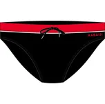 NABAIJI Pánské slipové plavky 100 Pep černo-červené 46 BÍLÁ|ČERNÁ|ČERVENÁ